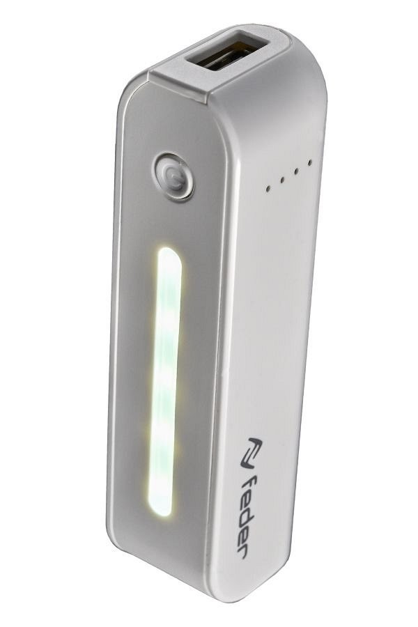 Powerbank "HANDLE" 3200 MA/H con torcia led